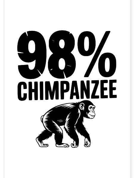 98 % Schimpansen