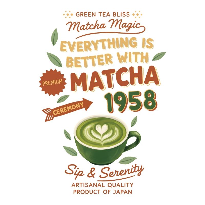 Everything Is Better With Matcha 1958 Green Tea