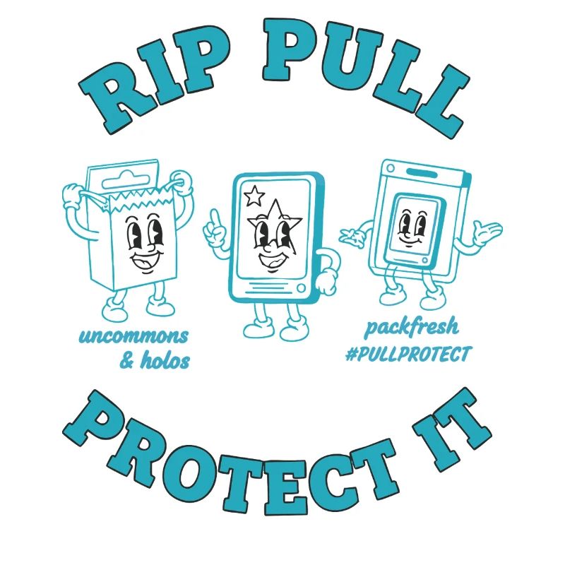 Collection de cartes à collectionner Rip Pull Protect It