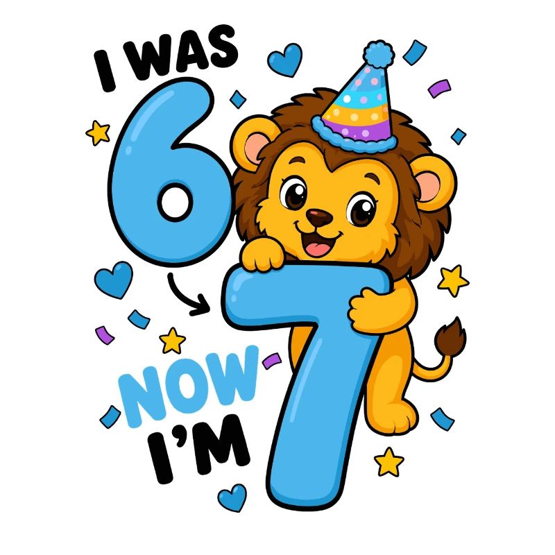 J’avais 6 ans, maintenant j’ai 7 Leo 7.
