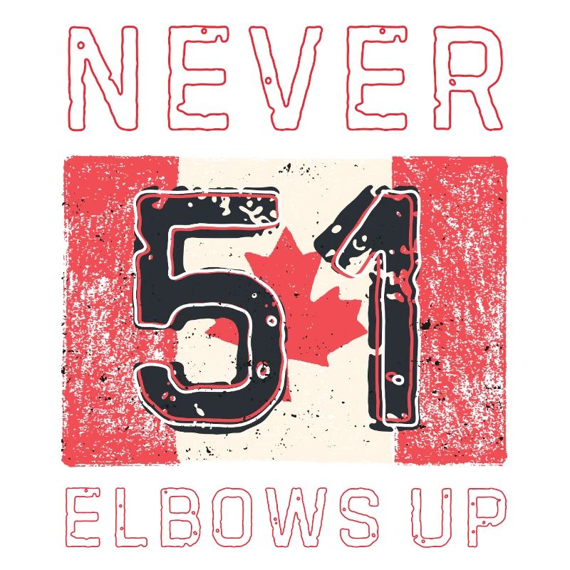 T-shirt de protestation Elbows Up Canada