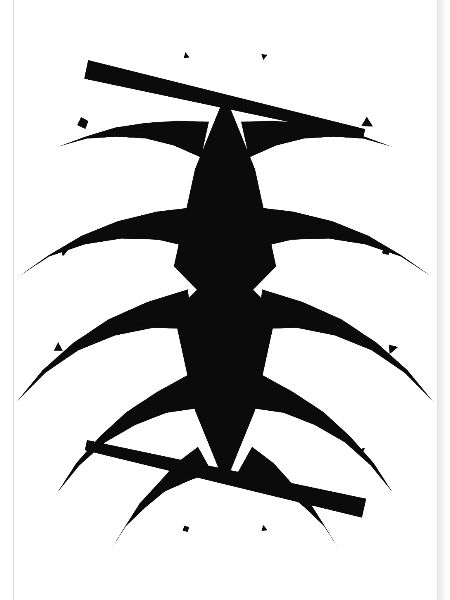 Mehrstufige Jet-Silhouette