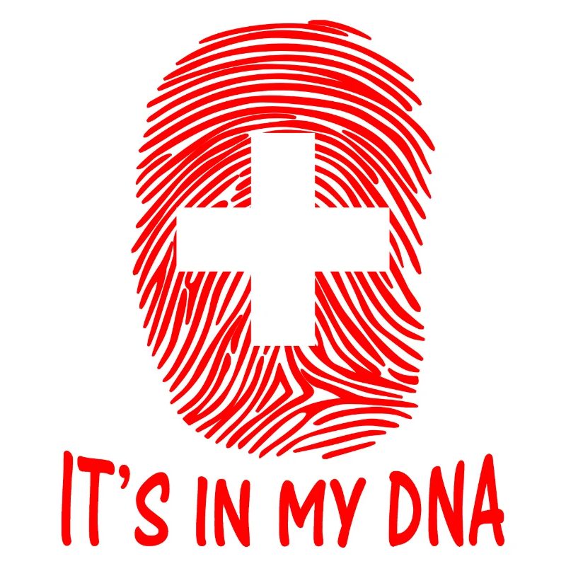 drapeau de la Suisse c'est dans mon ADN Schweiz Suisse