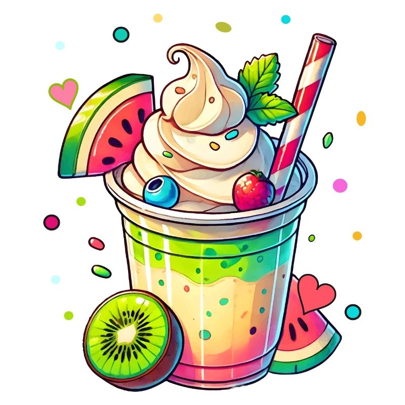 exotic fruity dreams:summer milkshake