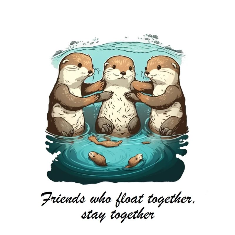 Les amis qui flottent ensemble restent ensemble