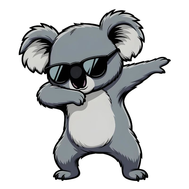 Dabbing Koala