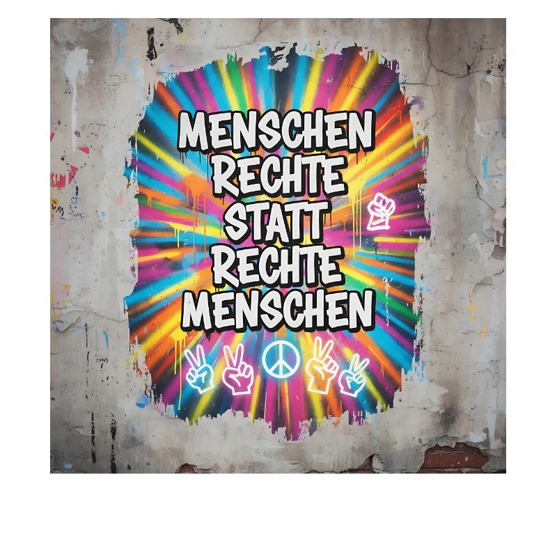Menschenrechte statt rechte Menschen Statement