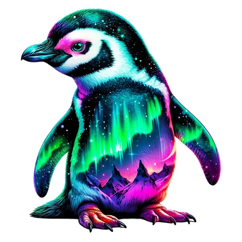 Aurora Borealis Penguin
