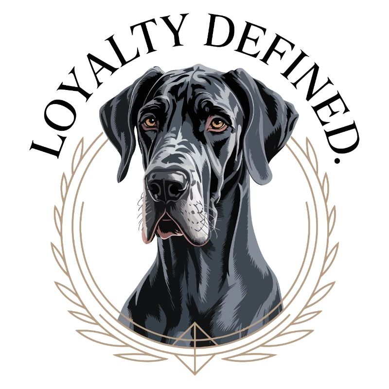 Loyal Great Dane Guardian Design