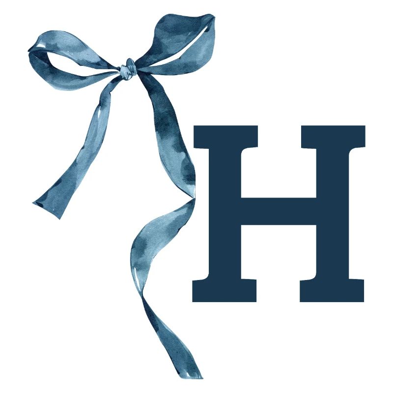 Monogramme h idée cadeau 