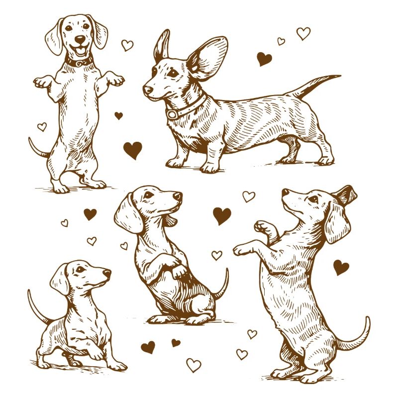Teckel Teckel Chiens Teckels Teckel Chien teckel Teckel