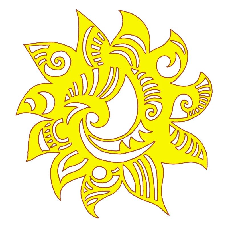Soleil jaune étrange