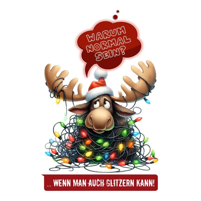 LUSTIGER ELCH | Weihnachtspulli | ugly sweater