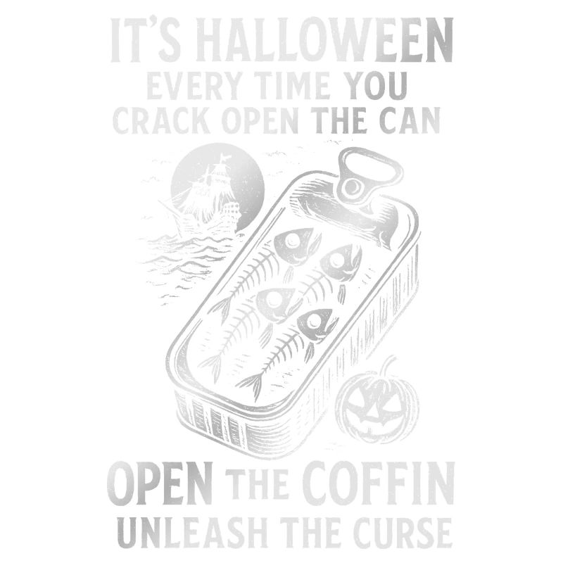 Halloween Fish Cans Spooky Design 