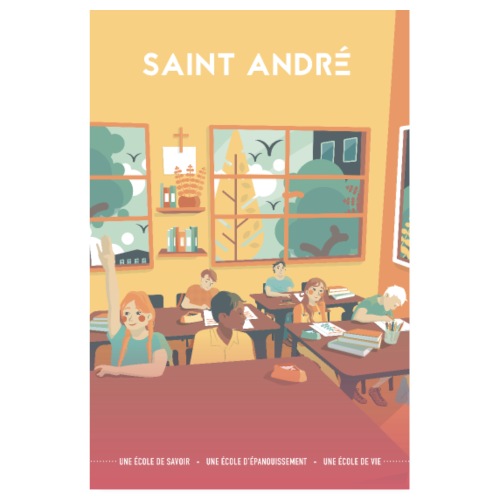 Poster Vie À Saint André 109 - Poster 20 x 30 cm