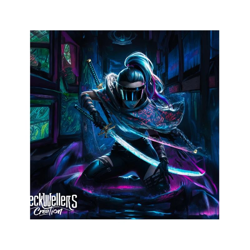 Graffiti Anime Samouraï