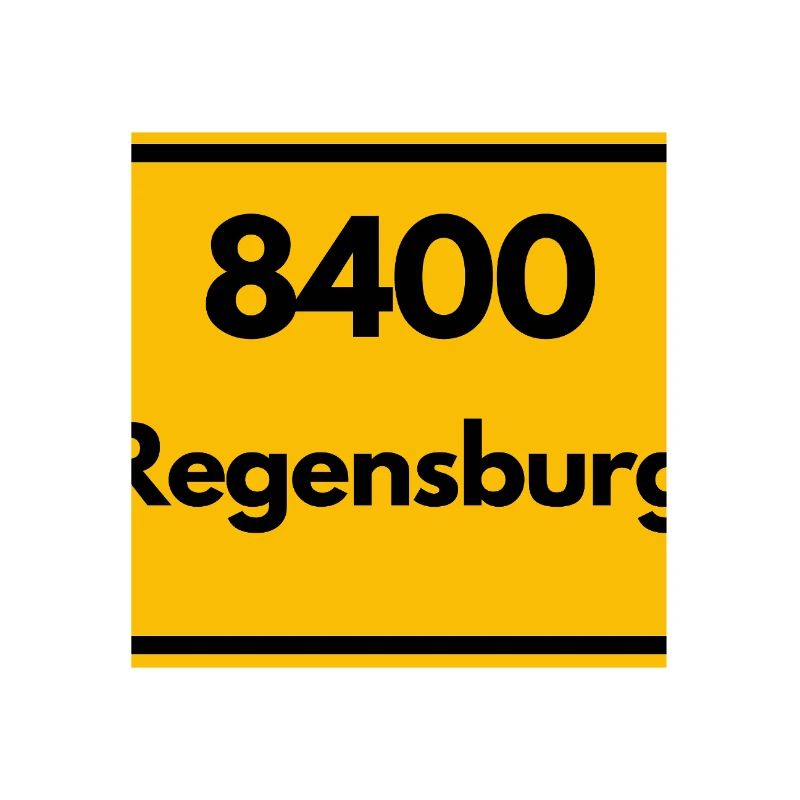 OLD POSTCODE ZIP CODE RETRO 8400 REGENSBURG