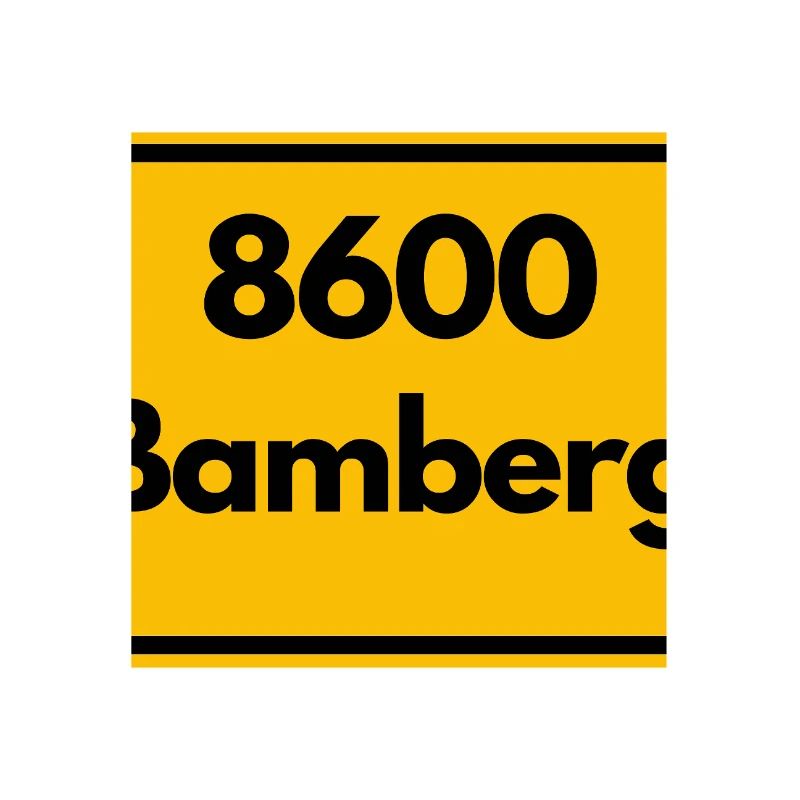 OLD POSTCODE POSTCODE RETRO 8600 BAMBERG FRANKEN