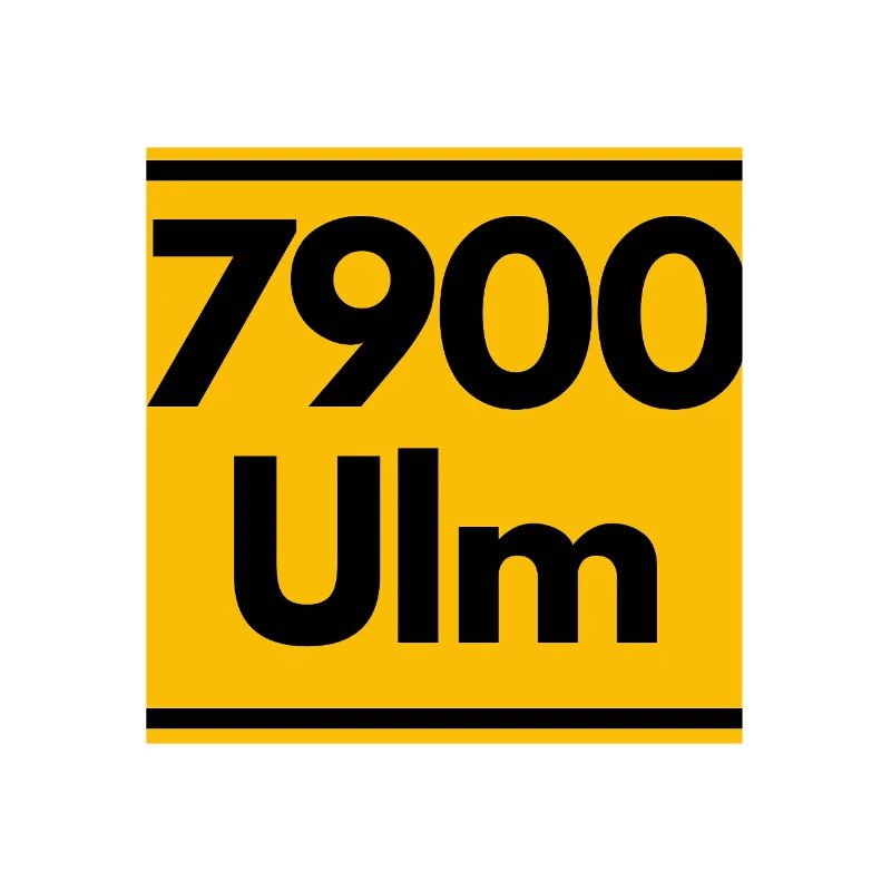 OLD POSTCODE POSTCODE RETRO 7900 ULM MÜNSTERSTADT