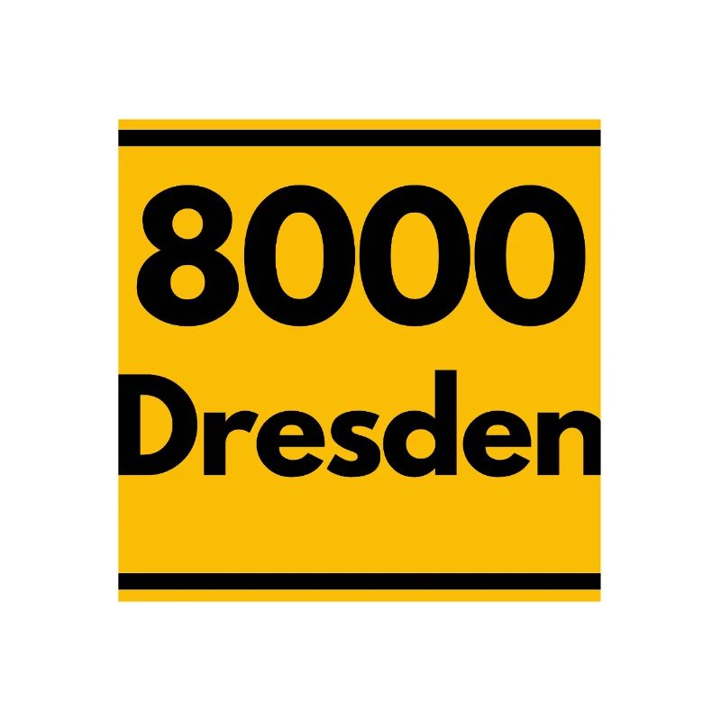ANCIEN CODE POSTAL RETRO 8000 DRESDE ELBE