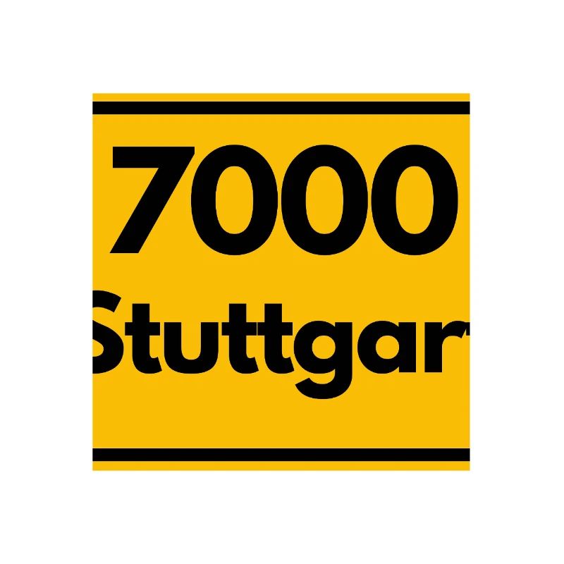 ANCIEN CODE POSTAL RÉTRO 7000 STUTTGART SCHWABE