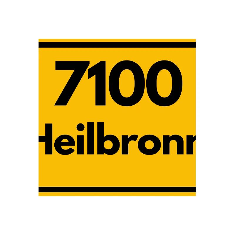 ANCIEN CODE POSTAL RÉTRO 7100 HEILBRONN KILIAN