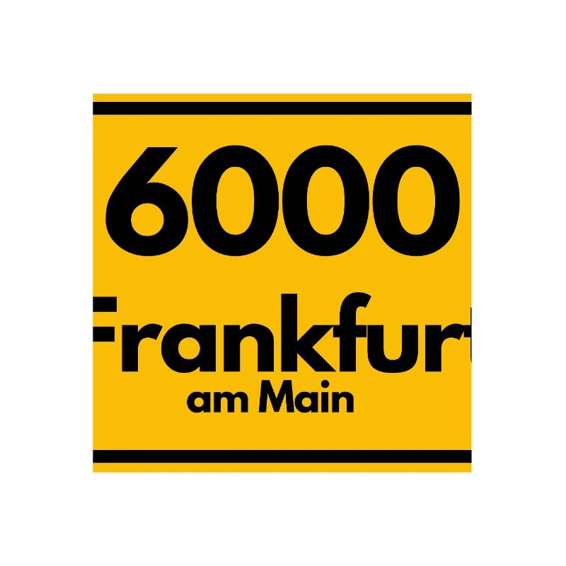 OLD POSTCODE POSTCODE RETRO 6000 FRANKFURT AM MAIN