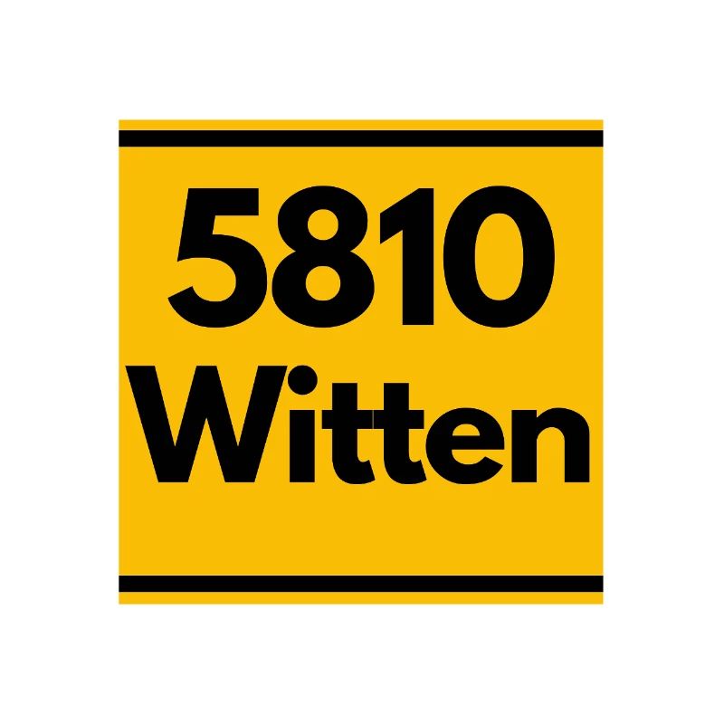 ANCIEN CODE POSTAL RETRO 5810 WITTEN RUHRGEBIET