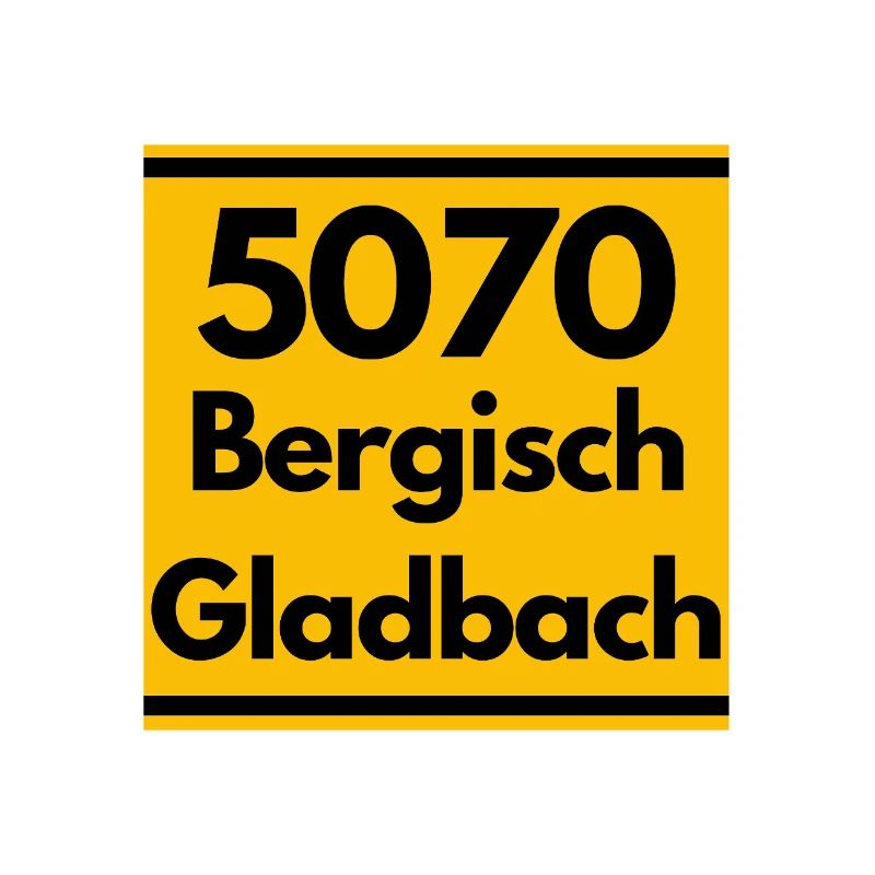ANCIEN CODE POSTAL RETRO 5070 BERGISCHGLADBACH