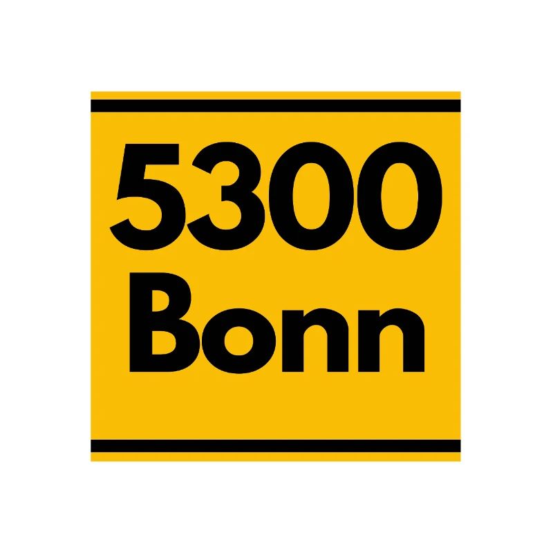 OLD POSTCODE POSTCODE RETRO 5300 BONN - RHEIN SIEG