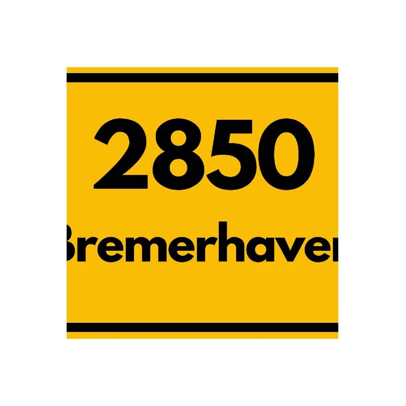 OLD POSTCODE POSTCODE RETRO 2850 BREMERHAVEN HAFEN