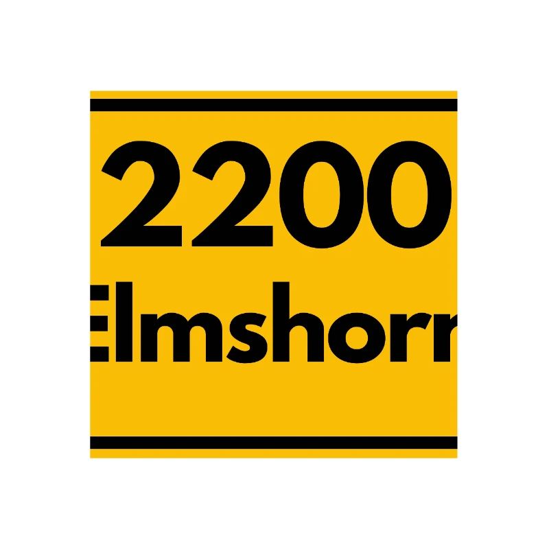 ANCIEN CODE POSTAL RETRO 2200 ELMSHORN
