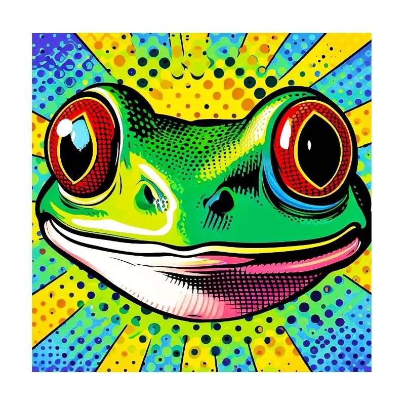 Grenouille Pop Art