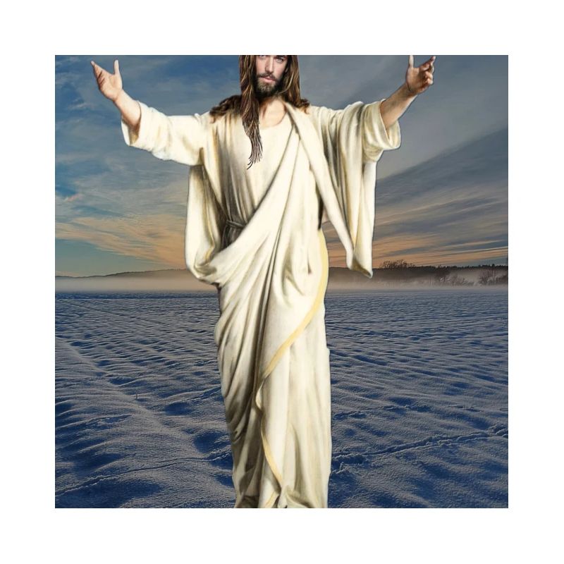 Jesusfigur Winter