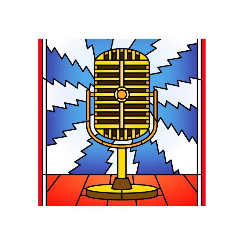 Conception rétro de vitrail micro