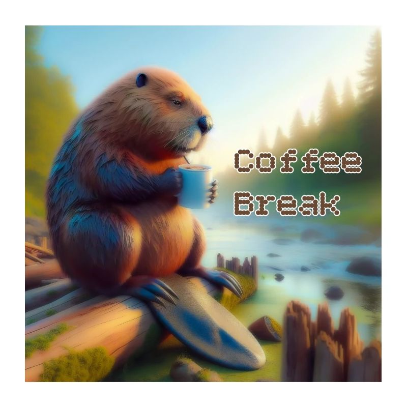 Biber Kaffeepause