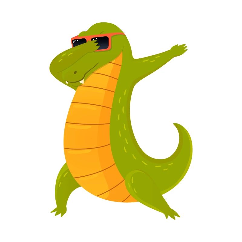 Dabbing Crocodile Dab Dance