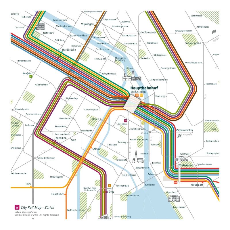 Zurich Map Square