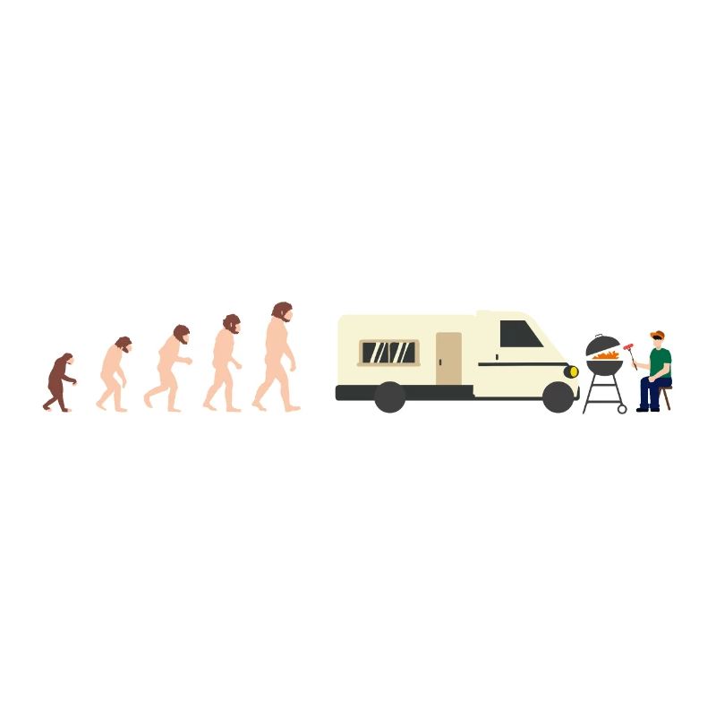 Evolution Camper Summer Funny gift idea