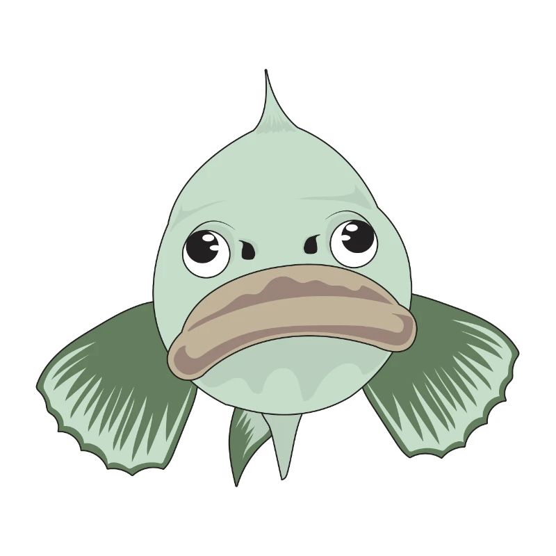 Grumpy Fish Emotion Aquarium Funny gift idea