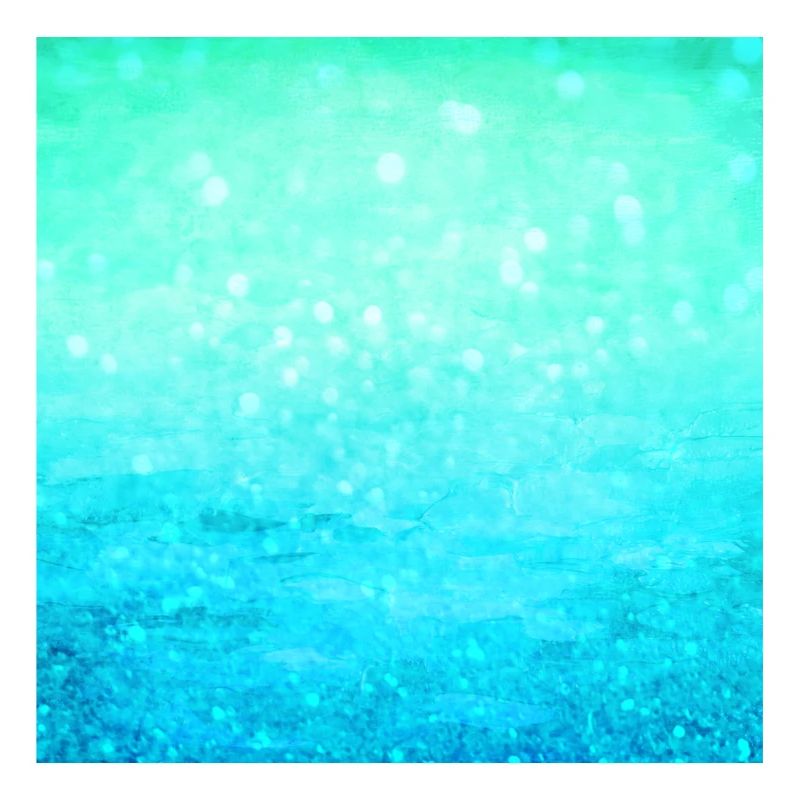 Pretty Bright Blue Glitter Bokeh Gradient