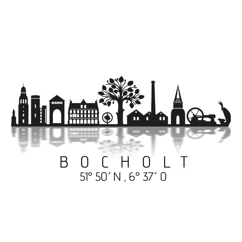 Bocholt Skyline Black / Coordinates