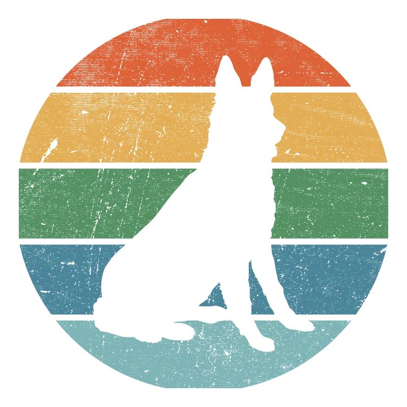 Chien de berger Retro