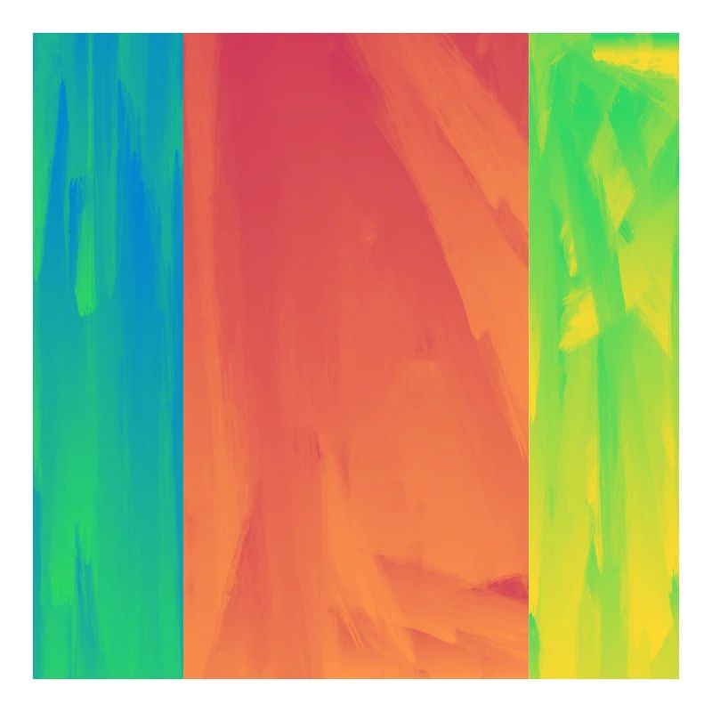 Abstract Colorful Square