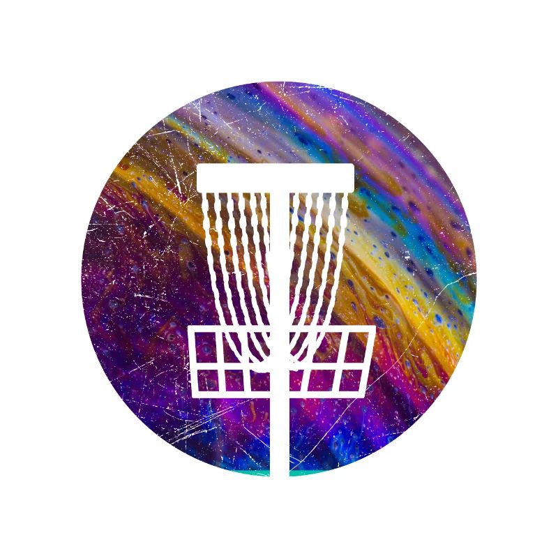 Double Exposure Discgolf Disc Golfing Gift Idea