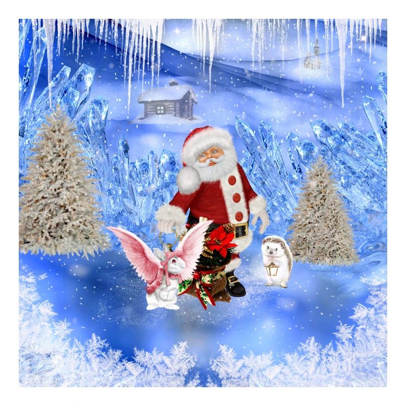 Santa mit Hase
