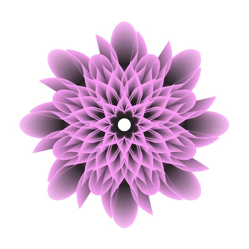Illustration de fleurs violettes