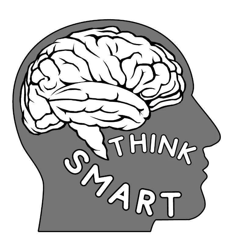 Be smart! - Think smart. Brain & Head