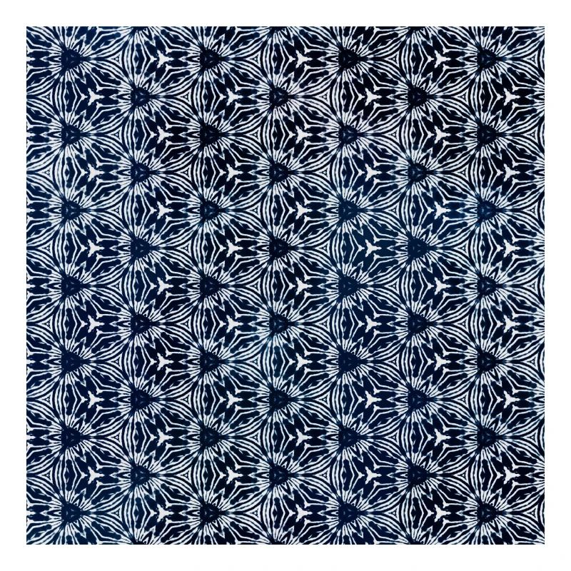 Silver Grey Dark Blue Tie Dye Textile Pattern