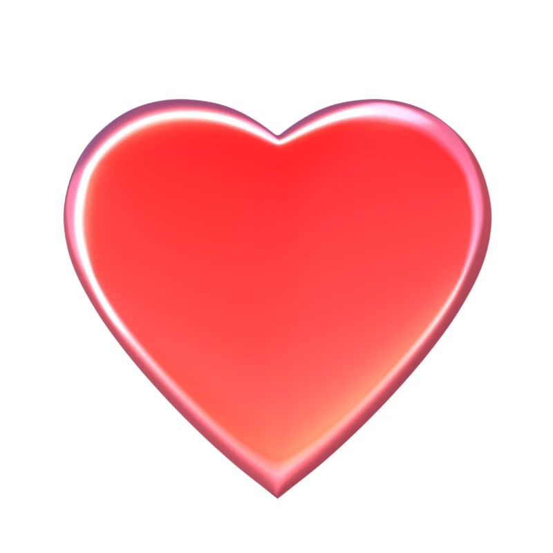 Cuore rosso 3D